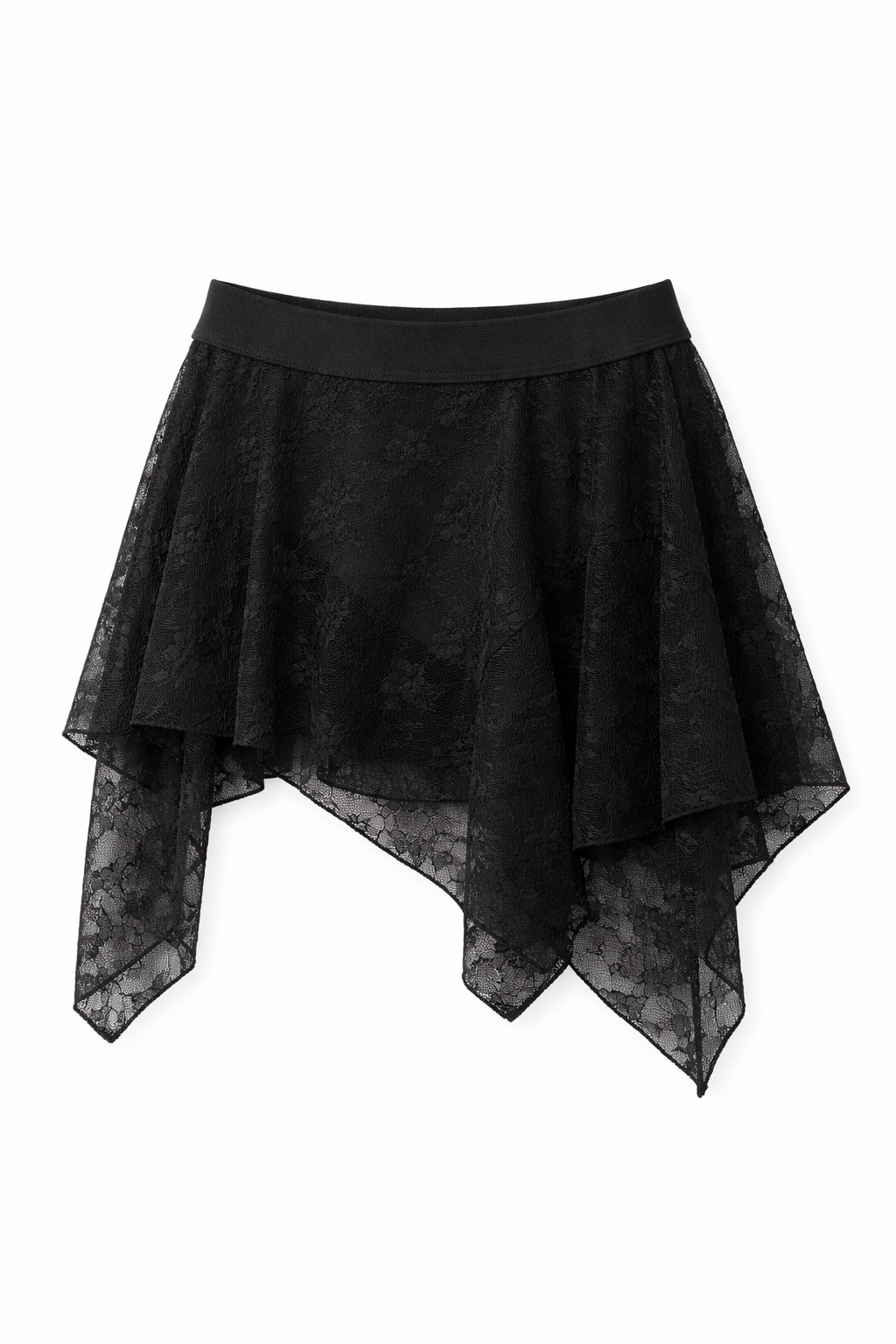 Etoile Black Drape Skirt