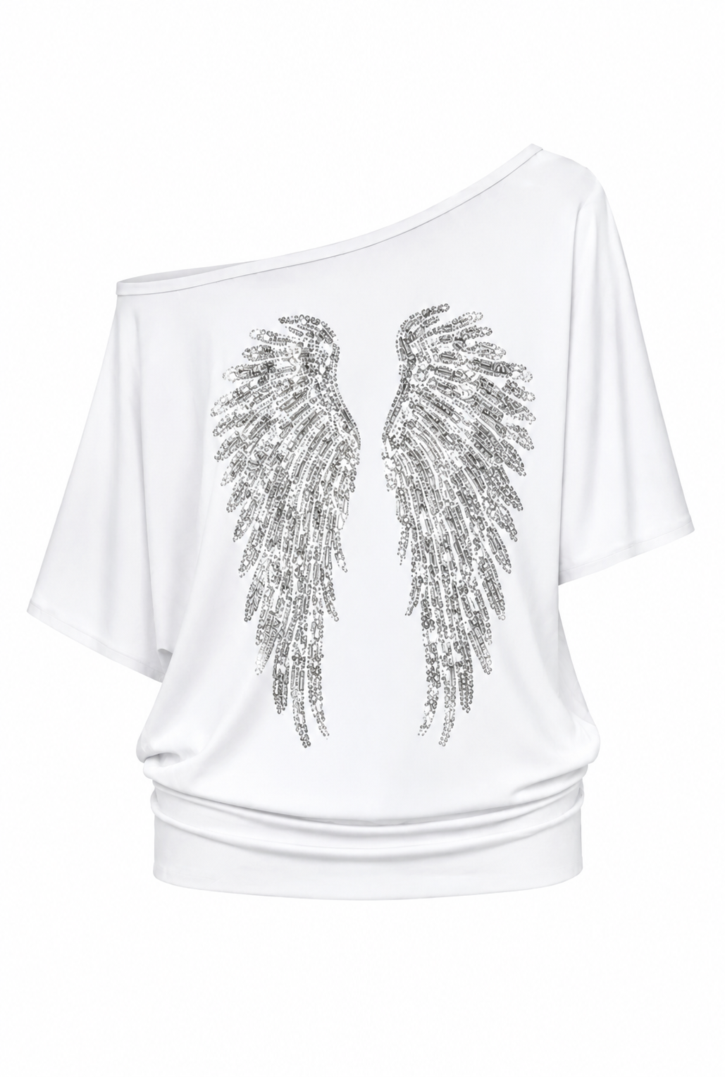 White Seraphina Wing Top
