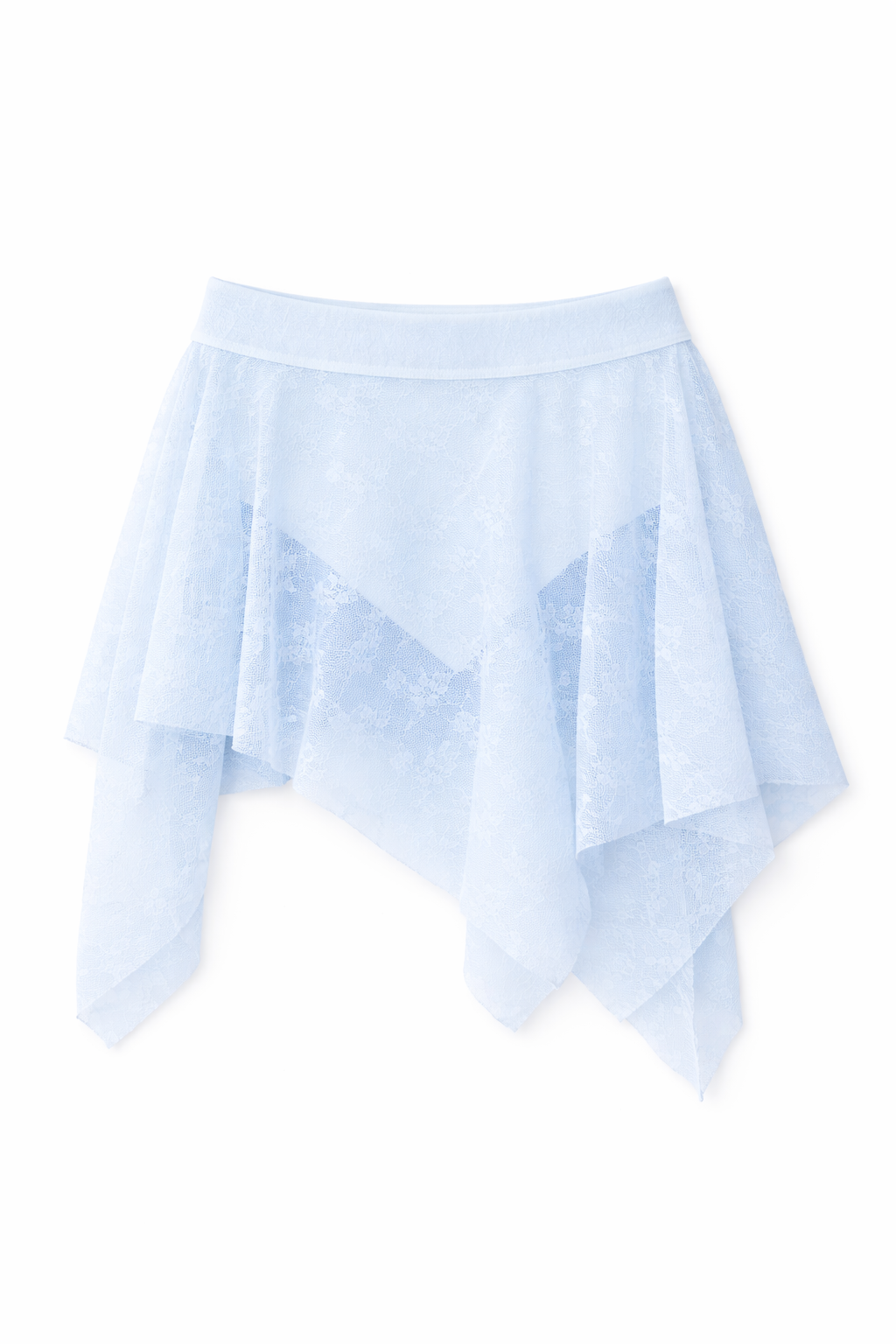 Etoile Blue Milk Drape Skirt